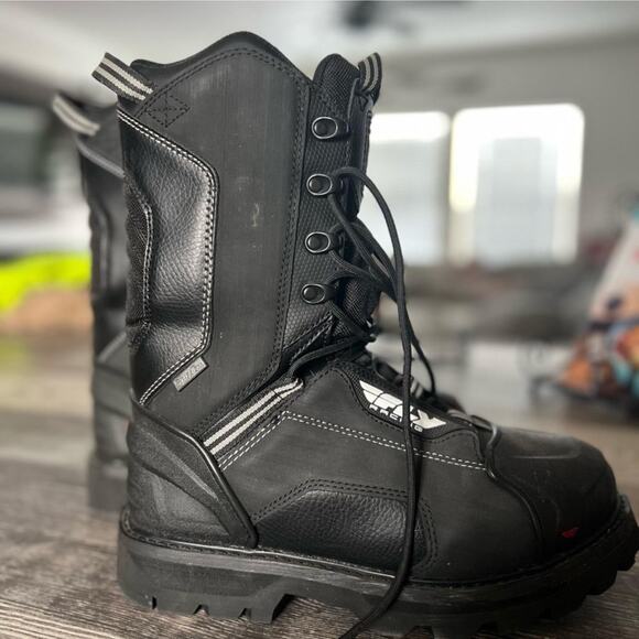 Fly racing boulder black boots - Picture 2 of 5